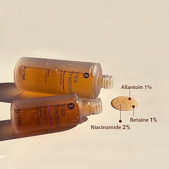 Blithe VITAL TREATMENT 8 NOURISHING BEANS OF SOYBEAN LENTILS KIDNEY CAROB PEANUTS & RED MUNG BEANS - ANTI AGING ESSENCE TONER VEGAN K BEAUTY, KOREAN SKIN CARE FOR VITALIZING & LIFTING 1.83 FL OZ - Image 4